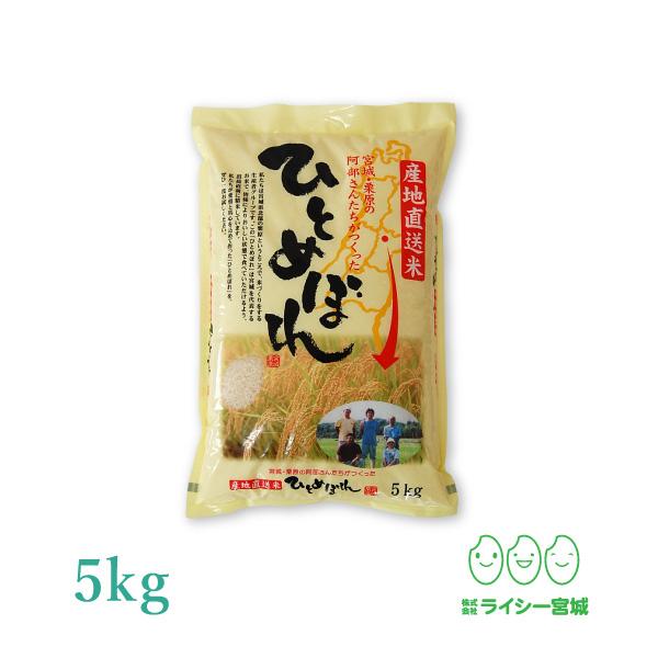 新米 ひとめぼれ 米 5kg 令和5年産 5kgx1袋 お米 宮城県産 白米 送料無料 精白米 産地直送