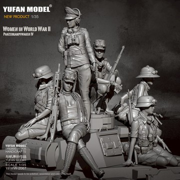 1/35 YUFAN原創 二戰北非戰區 女兵6人套裝 樹脂兵人 YFWW-2067