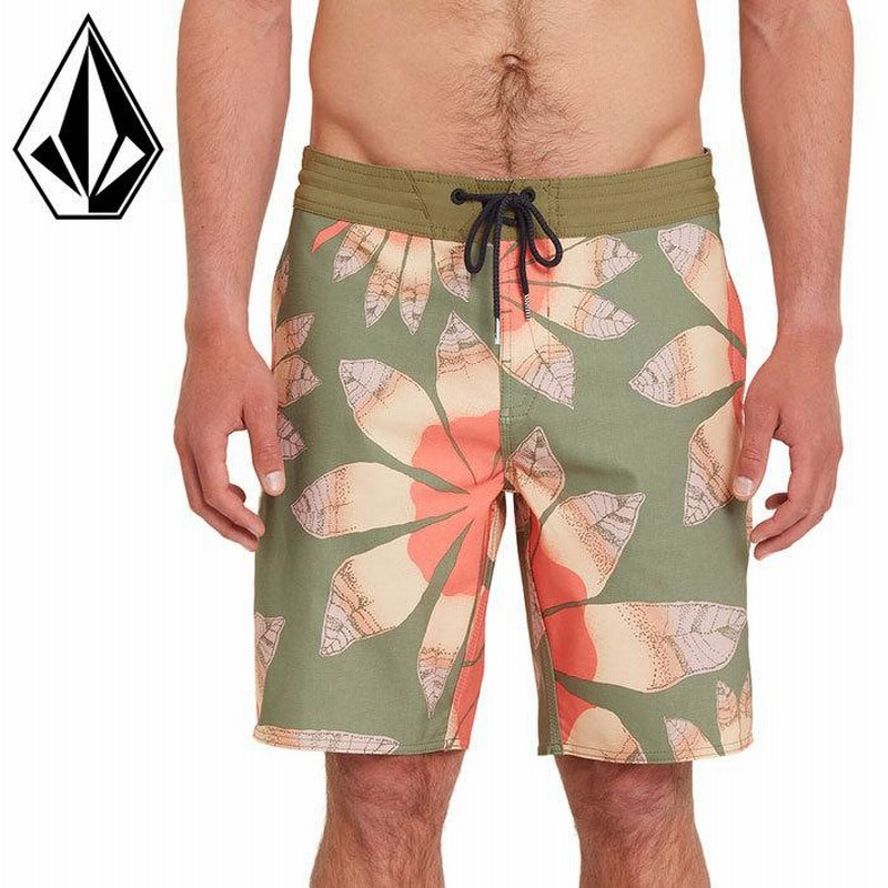 VOLCOM ボルコム メンズ サーフトランクス ボードショーツ 撥水加工 サーフパンツ 総柄 A0812201 通販 LINEポイント最大GET  LINEショッピング
