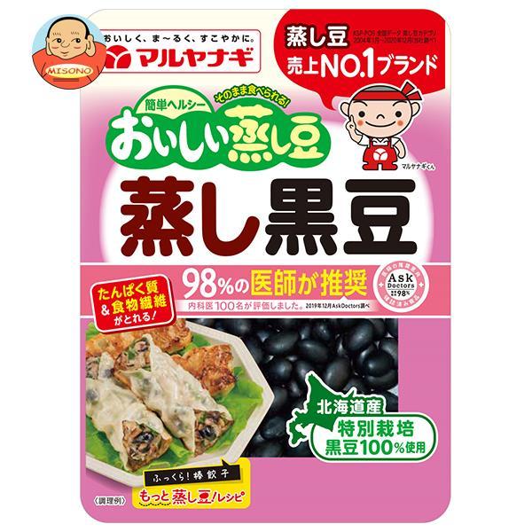 マルヤナギ おいしい蒸し豆 蒸し黒豆 60g×12袋入