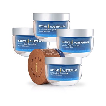 【澳洲 Native】澳洲Native  綿羊脂全方位呵護綜合日霜-(4 入組 150g/罐 深層養護系列)