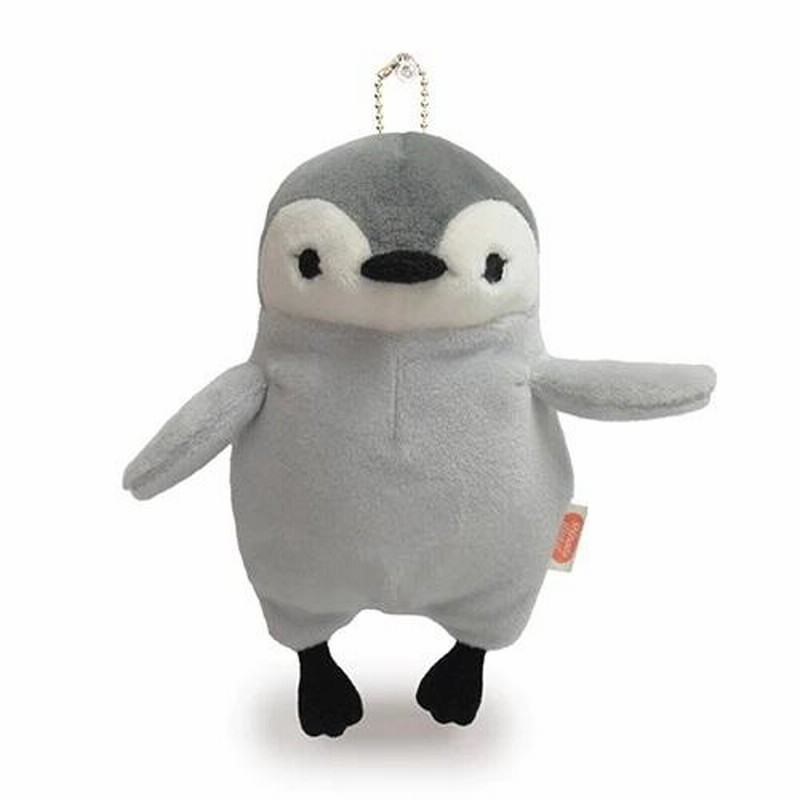 もちぺん 子 ミニ グレー ぬいぐるみ ペンギン ヒナ マスコット