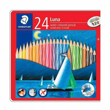 [COSCO代購6] W133681 施德樓 Luna水性色鉛24色鐵盒裝 X 5盒 2組
