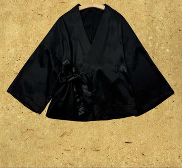 瑤蕊 新中式復古香云紗 斜襟上衣