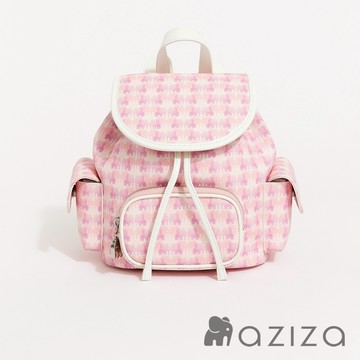 aziza DOPAMINE翻蓋後背包 果凍粉