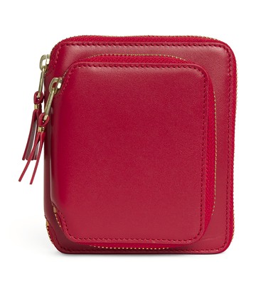 Comme Des Garçons Wallet Leather Zipped Wallet