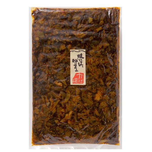 かば田 お徳用 辛子高菜 1kg(500g×2)／グルメ ギフト 九州 明太子 お土産 ご飯のお供