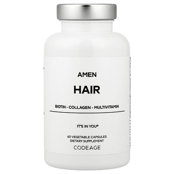 Codeage, 頭髮，60 粒素食膠囊