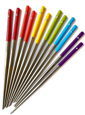 彩虹熊愛你純鈦筷家庭組 l 愛最大