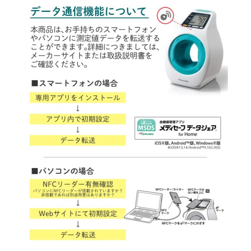 ACアダプター付き） テルモ 血圧計 上腕式 電子血圧計 アームイン ES