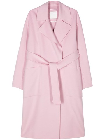 Sportmax - Polka virgin wool coat - women - Virgin Wool - 42 - Pink