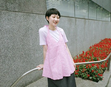 UUIN   _ 粉粉綁帶背心
