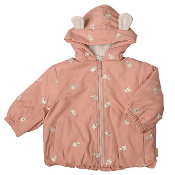 akachan honpo - 趣味夾克-滿版刺繡-粉紅色