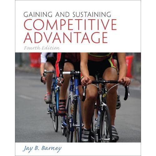 Gaining and Sustaining Competitive Advantage