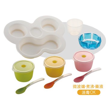 日本 Richell ND離乳食初期餐具套組【悅兒園婦幼生活館】