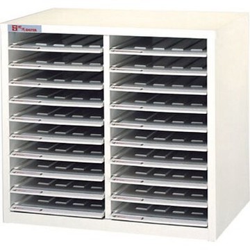 【文具通】SA4-220P桌上二排型資料櫃 A0680139【APP滿額下單10%點數(單一帳號最高5000點)】1/31止