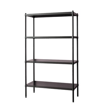 【dayneeds】極致美學 90x35x150公分四層烤黑沖孔層架