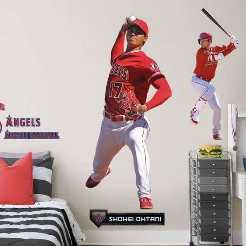 着後レビューで 大谷翔平 Fathead ステッカーシート バッティング