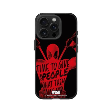iPhone 16 Pro Clear (相機按鈕) 酷墨灰 - 迪士尼-漫威 Marvel - 死侍-It's Deadpool's Time