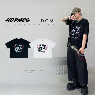 [HORMES](DCM010)DISCERNMENT DCM 彗星撞擊 BOXY 短寬版型 888短袖 短T