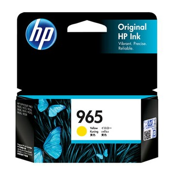 HP 黃色原廠墨水匣 / 盒 3JA79AA 965｜領券最高折$220