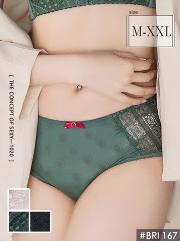 BRI167 曲奇圓舞曲內褲單件 3色