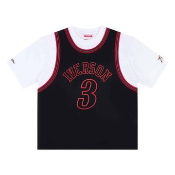 M&N NBA 仿球衣 短袖上衣 76人 #3 Allen Iverson NBATE0440PHIAI200