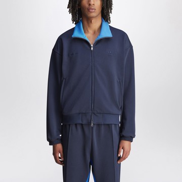 Navy blue zip hoodie