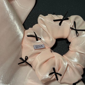 手作髮圈-蝴蝶結女孩 大腸圈