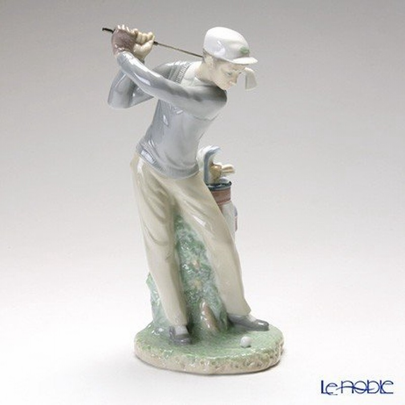 【極美品】リヤドロ「ナイスショット」 LLADRO  ゴルフ  置物 ナイスショット | リヤドロ公式オンライン