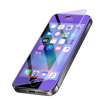 iPhone 6 / 5 / 4 貼 iPhone5s保護貼 藍紫光 9H 鋼化玻璃膜 手機 防藍光 防撞 防摔 螢幕保護貼 iPhone 5s 保護貼 iPhone SE 玻璃保護貼 SE保護貼 5s保護貼