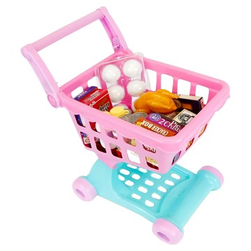 B.toys 小花籃購物車玩具組-具粉色購物車(bt)  混和顏色  1組