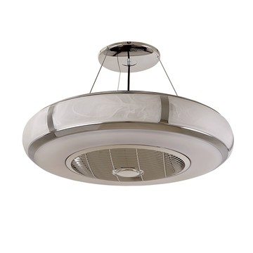 玻璃款系列吊扇燈L08-AURA銀河鉻