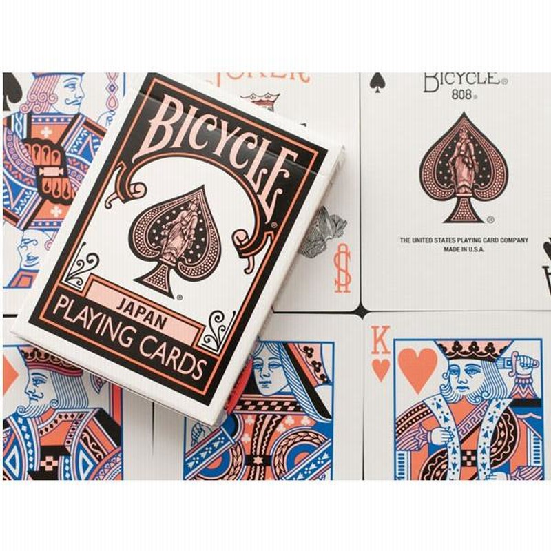 トランプカード バイスクル ブラック×オレンジ BICYCLE BLACK