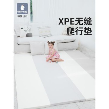 littletiny寶寶折疊爬行墊兒童室內加厚爬爬墊嬰兒游戲地板墊圍欄