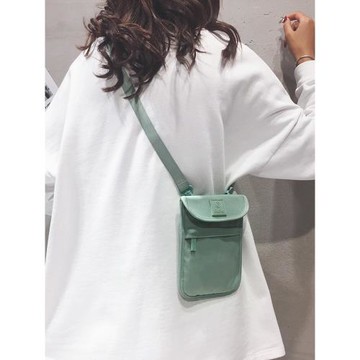 手機包斜挎包小包包潮豎款迷你百搭簡約休閑防潑水單肩鑰匙零錢包