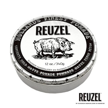 【包損商品】REUZEL 星耀豬超強水性無光澤髮蠟 340g (Concrete Hold Matte Pomade)