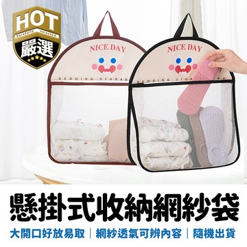 懸掛式收納網紗袋 內衣褲收納 立體收納袋 衣服收納袋 襪子收納袋 掛式收納袋 旅行收納袋 襪子收納 居家收納 吊掛收納袋