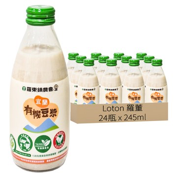 Loton 羅董 宜蘭有機豆漿  24瓶