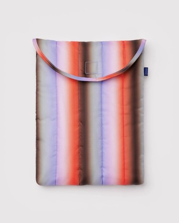 BAGGU 電腦平板保護套 13寸 - Gradient Stripe Poppy & Lilac
