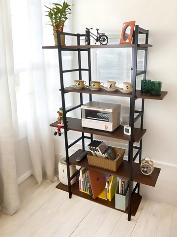 五層活動板置物架  收納架 書架 五層架 展示架 台灣製