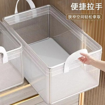【天天好物】透明收納箱衣服收納盒衣櫃整理換季分層折疊儲物筐宿捨家用收納箱