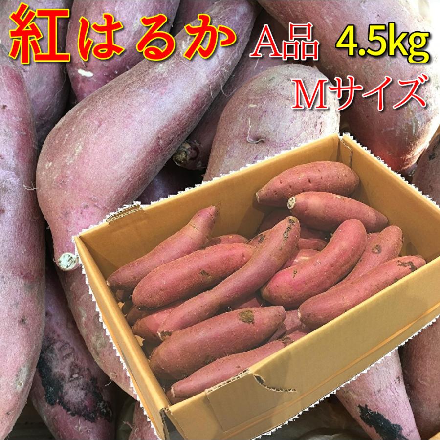 さつまいも 紅はるか 千葉県産 A級品 約4.5kg Mサイズ