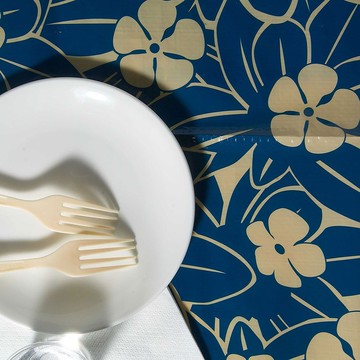 美麗寶島台灣野餐墊 / 藍