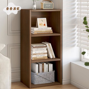 美式復古風小櫃子客廳 置物架 落地矮櫃沙發旁多層收納儲物櫃小 書櫃[DD0502005]