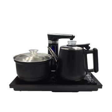 免運+開發票 110v小家電上水電熱水壺吸水茶藝壺消毒隨手泡功夫茶具臺式一體機