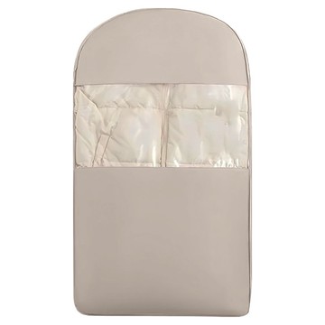 掛式透明壓縮防塵衣物收納袋 長款 燕麥色  1個  1個裝  110 x 58 x 15cm