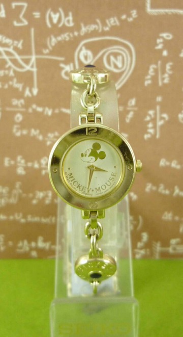 【震撼精品百貨】米奇/米妮 Micky Mouse 限量-圓鍊式錶-大頭藍#28235 震撼日式精品百貨