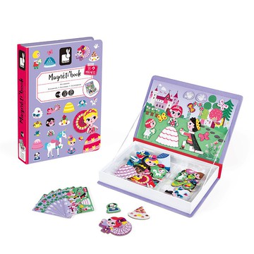 【法國Janod】 磁鐵遊戲書-公主與王子