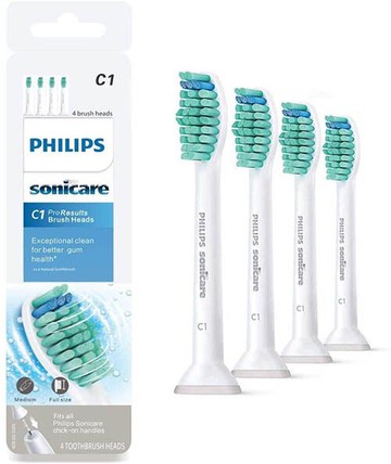 Philips【日本代購】飛利浦 替換刷頭 電動牙刷 四支裝常規尺寸HX6014
